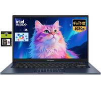 ASUS Vivobook 14" FHD Laptop, Intel 10-Core i5-1334U (Beat i7-1250U), 12GB RAM 512GB SSD, NumberPad, Long Battery Life, Private Webcam, Windows 11 Laptop for Student, Business, Home, School