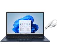 ASUS Vivobook 14" FHD Laptop |Intel 13th Generation Core i7 1355U| Intel UHD Graphics | Camera |WiFi| Blue | 12GB RAM | 512GB SSD |Windows 11 Home |Bundle with USB 3.0 Hub