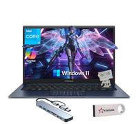 ASUS Vivobook 14" FHD Laptop, Intel Core i3-1315U, 12GB RAM, 512GB PCIe SSD, External DVD Drive & USB Flash Drive, Wi-Fi, HDMI, Webcam, Long Battery Life, Touchpad, Quiet Blue • Windows 11