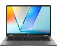 ASUS Vivobook 14 Flip Laptop Copilot+ PC, 14” OLED WUXGA Touchscreen, 8-Core AI Intel Core Ultra 5 226V, Intel Arc Graphics, 16GB RAM 512GB SSD, Win 11 H, Matte Gray, TP3407SA-ES54T, w/Stylus Pen