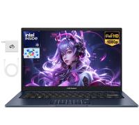 ASUS Vivobook 14 inch Business Laptop, 24GB RAM 1TB SSD Intel 6-Core i3-1315U(Beats i5-1135G7), School Laptop for College Student with Copilot AI NumberPad Private Webcam Win 11 W/Accessories