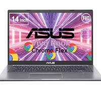 ASUS Vivobook 14 Inch Chromebook Laptop, Fingerprint Reader, Intel Core 11th Gen CPU, 4.1GHz Turbo Boost, 8GB RAM, 128GB SSD, ChromeOS Flex, Designed Purely for School & Work, Game App Not Allowed