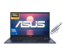 ASUS Vivobook 14 Laptop, 14" FHD Business Laptop Computer, 10-Core Intel Core 5 120U Processor, Windows 11 Laptop 40GB RAM 2TB SSD, Copilot AI Ready, PLUSERA 8-in-1 Hub Included, Quiet Blue