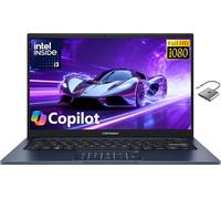 ASUS Vivobook 14 Laptop for Student, Business Home School, 14" FHD Intel 6-Core i3 (Beats i5-1235U), 24GB RAM 1TB SSD, NumberPad Perfect for Work & Play Private Webcam Win 11 Pro w/GM Accessory