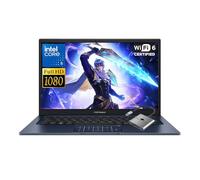 ASUS Vivobook 14 Laptop, Intel 10-Core 5 120U(Up to 5GHz), 8GB RAM 256GB SSD, 14" FHD IPS Win 11 WiFi 6 Bluetooth Laptops-Computer for Business College Students w/GM Accessory