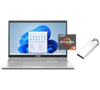 Asus Vivobook 15.6” FHD Laptop | AMD Ryzen 3 3250U (Beat i5-1035G1) | AMD Radeon Graphics | WiFi | Webcam | 24GB RAM | 128GB SSD | Windows 11 S | Bundle with 64GB USB Flash Drive