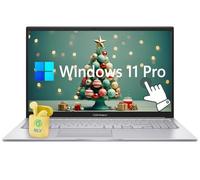 ASUS Vivobook 15.6" FHD Touchscreen Business Laptop Computer, Intel 10-core i7-1355U Processor, 16GB RAM 512GB SSD, Windows 11 Pro, Backlit Keyboard, NLY Earphones, Silver