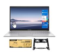 ASUS Vivobook 15 Business Laptop, 15.6" FHD Touchscreen, Intel Core i7-1355U, 16GB RAM, 1TB SSD, Backlit KB, Fingerprint, HDMI, Win11 Home, Bundle with PCO Notebook Folding Radiator, Laptop Cooler