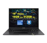 ASUS VivoBook 16 Business Laptop | 16" WUXGA | Intel 10-core i7-1255U Processor | 16GB DDR4 512GB SSD | USB-C Privacy Camera SonicMaster Win11Pro Black + HDMI Cable