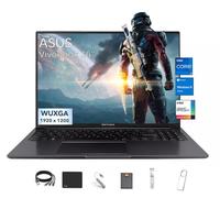 ASUS Vivobook 16" WUXGA Lightweight Laptop, 1920 x 1200 IPS Display, Intel Core i7-1355U(10-Core, up to 5GHz), Iris Xe Graphics, 40GB RAM, 1TB SSD, Windows 11 Pro, with 5ave 6-in-1 Accessory Kit