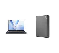 ASUS Vivobook 16 X1607QA CoPilot+ Laptop + Seagate One Touch 5TB portbale external Hard Drive