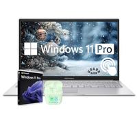 ASUS Vivobook 17.3" FHD Touchscreen Business & Student Laptop Computer, 10-Core Intel Core i7 Processor,24GB RAM 1TB SSD, Backlight Keyboard, Windows 11 Pro, PLUSERA Earphones, Natural Silver