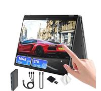 ASUS Vivobook Flip 14" 2-in-1 OLED Touchscreen Laptop, Intel Core Ultra 7 256V, 16GB LPDDR5, 2TB(1TB SSD&1TB Docking Station), Intel Arc Graphics, Backlit Chiclet Keyboard, Copilot+PC, Win 11, Gray