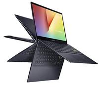 ASUS VivoBook Flip 14 Thin and Light 2-in-1 Laptop, 14” FHD Touch Display, AMD Ryzen 7 4700U, 8GB DDR4 RAM, 512GB SSD, Glossy, Stylus, Windows 10 Home, Fingerprint Reader, Bespoke Black, TM420IA-DB71T