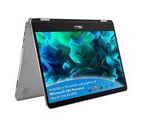 ASUS Touchscreen VivoBook Flip with Microsoft Office 365 - TP401MA 14 Inch Laptop (Intel Pentium Silver N5030, 4 GB RAM, 128 GB SSD, Windows 10 Home) Includes 1 Year Microsoft Office 365