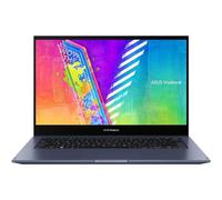 ASUS VivoBook Go 14 Flip Thin and Light 2-in-1 Laptop, 14” FHD Touch, Intel Pentium Silver N6000 CPU, UHD Graphics, 4GB RAM, 128GB eMMC, Fingerprint, Windows 11 Home S Mode, Quiet Blue, J1400KA-ES21T