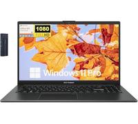 ASUS Vivobook Go 15.6" FHD Laptop, Intel i3-N305 Processor, 8GB RAM 128GB Storage, Microsoft Office 365; 9H 128gb Docking Station, Wi-Fi 5, Bluetooth 5, HDMI, USB, Windows 11 Pro, Black