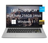 ASUS - Vivobook Laptop, 14" FHD Display, Intel 10th Gen i3-1005g1 Processor, X413JA- 211.VBWB, 4GB RAM, 256GB(128GB SSD+128GB Card), Windows 11 Home, Fast Charge, Bluetooth, White, LIONEYE HDMI Cable