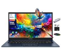 ASUS Vivobook Laptop Business 2025-2026, Lifetime Office, AI-Powered Computer, 14" FHD Display, 10-Core Intel i7-1355U, 40GB RAM, 2.5TB Storage (2TB SSD + 500GB Ext), MarxsolAccessory, Win 11 Pro