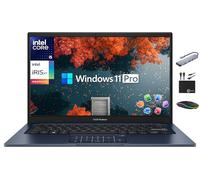 ASUS Vivobook Laptop Business Computer 2025-2026, Lifetime Microsoft Office, Copilot, 14" FHD Display, 10-Core Intel i5 CPU, 40GB RAM, 2.5TB Storage (2TB SSD + 500GB Ext), MarxsolAccessory, Win 11 Pro