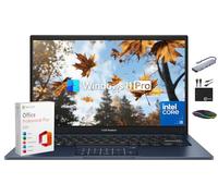 ASUS Vivobook Laptop Computer Business 2025-2026, Lifetime Office, AI Copilot, 14" FHD Display, 6-Core Intel i3-1315U CPU, 16GB RAM, 1TB Storage (512GB SSD +500GB Ext), MarxsolAccessory, Win 11 Pro
