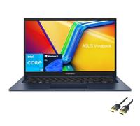 ASUS Vivobook Laptop for Students and Business, 14" FHD Micro-Edge Display, 12th Gen Core i3-1215U (Up to 4.4 GHz), 16GB RAM, 1TB NVMe SSD, WiFi 6E, 180° Lay-Flat, USB-C, Webcam, PDG HDMI, Win 11 Pro