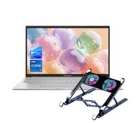 ASUS Vivobook Pro 17.3 F1704 AI Business Laptop, 17.3 FHD, Intel i7-1355U, 24GB RAM, 1TB SSD, Backlit Numeric KB, Privacy Camera, Bundle with PCO Notebook Folding Radiator, Laptop Cooler
