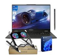 ASUS Vivobook Pro S 16 Flip Convertible 2-in-1 Laptop, 16" WUXGA Touchscreen, Intel i9-13900H, 40GB RAM, 2TB SSD Pen 2.0 SA203H, Bundle with PCO Notebook Folding Radiator, Laptop Cooler