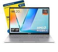 ASUS Vivobook S 14 M3407 (AMD Ryzen 7 260, 16 GB DDR5 RAM, 1 TB SSD, 14" WUXGA, Wi-Fi 6, Backlit keyboard, Windows 11 Home) includes Free Norton 360 Deluxe Antivirus