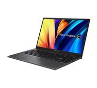 ASUS VivoBook S 15 OLED Slim Laptop, 15.6” FHD OLED Display, Intel Evo Platform, Intel Core i7-12700H CPU, 16GB RAM, 512GB SSD, Windows 11 Home, Indie Black, K3502ZA-DS74