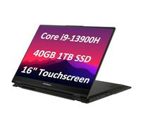 ASUS Vivobook S 16 Flip 2-in-1 Laptop (16" FHD+ Touchscreen, Intel 14-Core i9-13900H, 40GB RAM, 1TB SSD) for Creator, Photographer, Designer, Backlit Keyboard, 1080p IR Webcam, Win 11 Pro w/Copilot