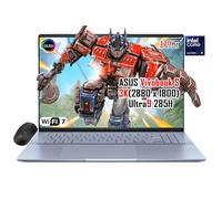 ASUS Vivobook S16 16″ OLED Laptop - Intel Core Ultra 9 285H Beat AMD Ryzen 9 8945HS, 2880×1800 DCI-P3 100%, RGB Backlit Ketboard, Windows 11, Business AI Copilot PC (32GB RAM | 4TB SSD)