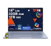 ASUS Vivobook S16 AI PC Laptop 16" 2.8k OLED 120Hz (600nits HDR, 100% DCI-P3) Intel 16-core Ultra 9 285H 32GB DDR5 1TB SSD Backlit For Creator Business Professional Work Win11Pro ICP Hub w/Copilot+ AI