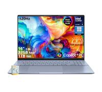 ASUS Vivobook S16 Copilot+ AI PC Laptop | 16" 2.8k OLED 120Hz | Intel Core Ultra 9 285H | 32GB RAM 1TB SSD | RGB Backlit for Creator Designer Business Professional Win11 Pro w/DLCA Accessory