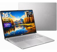 ASUS Vivobook S16 Touchscreen Laptop 32GB DDR5 1TB SSD AMD Ryzen AI 9 465 | 10-Core Up to 5.0GHz, 50 TOPS NPU, 16" WUXGA 120Hz 400-Nit Display, Wi-Fi 6, Backlit Keyboard, Copilot Key, Windows 11 Pro