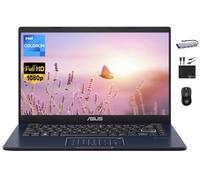 ASUS Vivobook Ultrathin Go Laptop 2024Newest, 14'' FHD Display, Dual-Core Intel Celeron N4500 (Upto 2.80GHz), 4GB RAM, 128GB (64GB eMMC+64GB SD), Webcam, Long Battery, Windows 11S +MarxsolAccessory