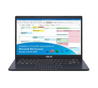 ASUS VivoBook with Microsoft Office 365 L410MA 14 Inch Full HD Laptop (Intel Celeron N4020, 4 GB RAM, 64 GB eMMC, Windows 10 S) Includes 1 Year Microsoft Office Subscription, Blue