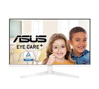 ASUS VY279HE-W 27” 1080P Monitor - White, Full HD, 75Hz, IPS, Adaptive-Sync/FreeSync, Eye Care Plus, Color Augmentation, Rest Reminder, HDMI, VGA, Frameless, VESA Wall Mountable