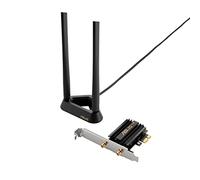 ASUS WiFi 6E + Bluetooth 5.2 PCI-E Expansion Card (PCE-AXE58BT) - Supports 6GHz Band, WPA3, 160MHz, WPA3 Network Security, OFDMA and MU-MIMO, External Antenna, Magnetic Base, Ultra Low Latency