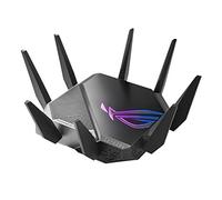 ASUS WiFi 6E Gaming (ROG Rapture GT-AXE11000) -Tri 10 Gigabit Wireless Router, World's First 6Ghz Band for Wider Channels & Higher Capacity, 1.8GHz Quad-Core Processor, 2.5G Port, Gaming & Streaming