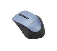 ASUS WT425 - 2.4GHz Wireless Mouse - Optical Sensor 1600 dpi - Silent Clicks - Side Buttons - Grey/Blue - Right Handed