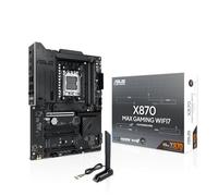 ASUS X870 MAX Gaming WIFI7 AMD AM5 ATX Motherboard, 12+2+1 80A DrMOS, DDR5, PCIe 5.0 x16 Q-Release, 3X M.2, Wi-Fi 7 Q-Antenna, 2.5Gb LAN, USB4® Type-C®, USB-C® 20Gbps, BIOS Flashback™, Aura Sync