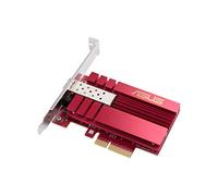 ASUS XG-C100F PCI Express 10-Gbps Gigabit Ethernet, Network Adapter PCIe 2.0/3.0 X4 SFP+ Network Card/Ethernet Card Support Fiber Optic