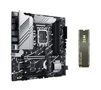 ASUS Z790M-Plus D4 LGA 1700 Intel 12th&13th Gen microATX Gaming Motherboard 3xM.2 Slots,10+1 DrMOS, DDR4,1Gb LAN, USB 3.2 Gen 2x2 Type-C, Thunderbolt 4 USB4, with MTC 256GB PCIe SSD