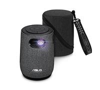 ASUS ZenBeam Latte L1 Portable LED MiniSmart Wi-Fi Projector 300Lumens, Native 720PHD, Harman Kardon 10W Bluetooth Speaker, 3-Hour Video Playback, Wireless Projection, HDMI, Remote Control, AptoideTV