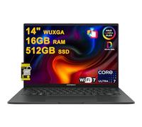 ASUS Zenbook 14 Creator Laptop 14" WUXGA Lumina OLED Touch (100% DCI-P3, 500nits HDR) Intel 16-core Ultra 7 255H (Up to 13 TOPS) 16GB RAM 512GB SSD For Business Professional Win11 ICP Hub w/Copilot AI