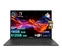 ASUS Zenbook 14 Creator Laptop 14" WUXGA Lumina OLED Touch (500nits HDR, 100% DCI-P3) Intel 16-core Ultra 7 255H (Up to 13 Tops) 16GB RAM 512GB SSD for Business Work Win11 ICP Hub w/Copilot AI