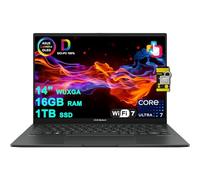 ASUS Zenbook 14 Creator Laptop 14" WUXGA Lumina OLED Touch (500nits HDR, 100% DCI-P3) Intel 16-core Ultra 7 255H (Up to 13 Tops) 16GB RAM 1TB SSD for Business Work Win11 ICP Hub w/Copilot AI