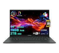 ASUS Zenbook 14 Creator Laptop 14" WUXGA Lumina OLED Touch (500nits HDR, 100% DCI-P3) Intel 16-core Ultra 7 255H (Up to 13 Tops) 16GB RAM 2TB SSD for Business Work Win11 ICP Hub w/Copilot AI