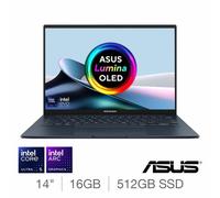 ASUS Zenbook 14 Inch OLED Laptop, Intel Core Ultra 5, 16GB RAM, 512GB SSD